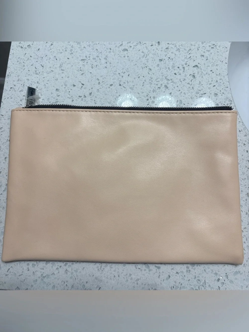 Beige YSL Beaute Bag